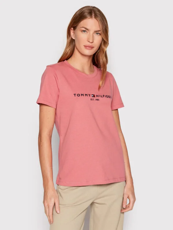 Tommy Hilfiger dámské starorůžové tričko - XS (T1A)
