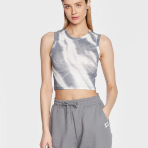 Calvin Klein dámský šedý vzorovaný top - XS (0IM)