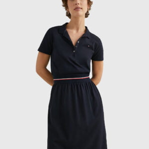 Tommy Hilfiger dámské modré polo šaty - XS (DW5)