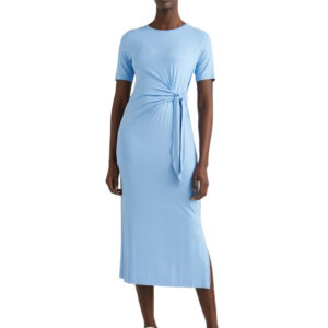 Tommy Hilfiger dámské světle modré šaty - XS/R (C1Z)