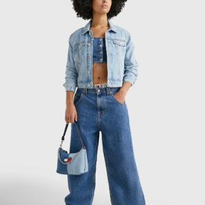 Tommy Jeans dámská světle modrá džínová bunda IZZIE  - XS (1AB)
