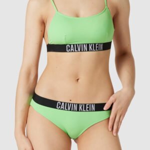 Calvin Klein dámská zelená plavková podprsenka - XS (LX0)