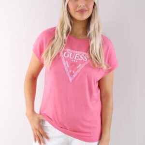 Guess dámské růžové tričko - XS (G65P)