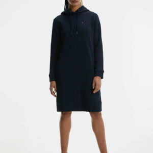 Tommy Hilfiger dámské černé mikinové šaty - XS (BDS)