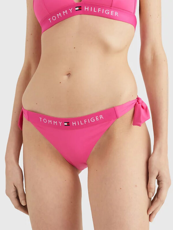 Tommy Hilfiger dámské růžové plavkové kalhotky - XS (TP1)