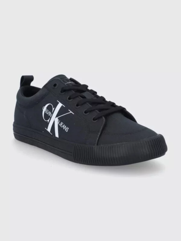 Calvin Klein pánské černé tenisky - 46 (0GJ)