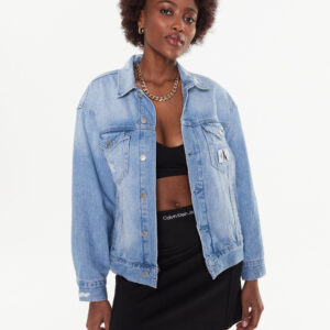 Calvin Klein dámská  světle modrá džínová bunda - S (1AA)