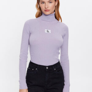Calvin Klein dámský fialový rolák - S (PC1)