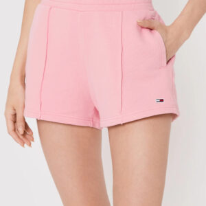 Tommy Jeans dámské růžové šortky - M (THE)