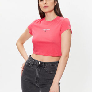 Tommy Jeans dámský růžový top - XS (TJN)