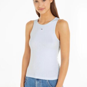 Tommy Jeans dámský světle modrý top - S (CYO)