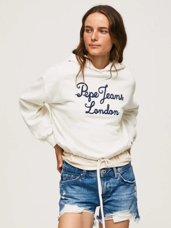 Pepe Jeans dámská krémová mikina - XS (808)