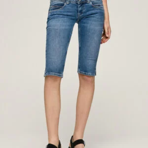 Pepe Jeans dámské modré džínové šortky - 32 (000)