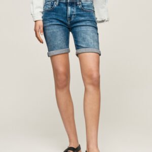 Pepe Jeans dámské modré džínové šortky - 32 (000)