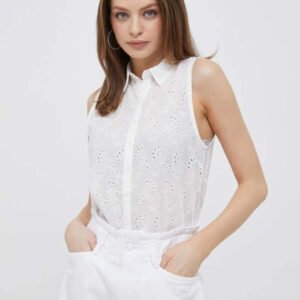 Pepe Jeans dámský bílý top - M (800)