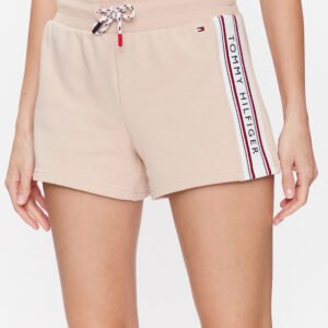 Tommy Hilfiger dámské béžové šortky - L (TRY)