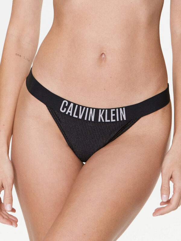 Calvin Klein dámské černé plavky spodní díl - XS (BEH)