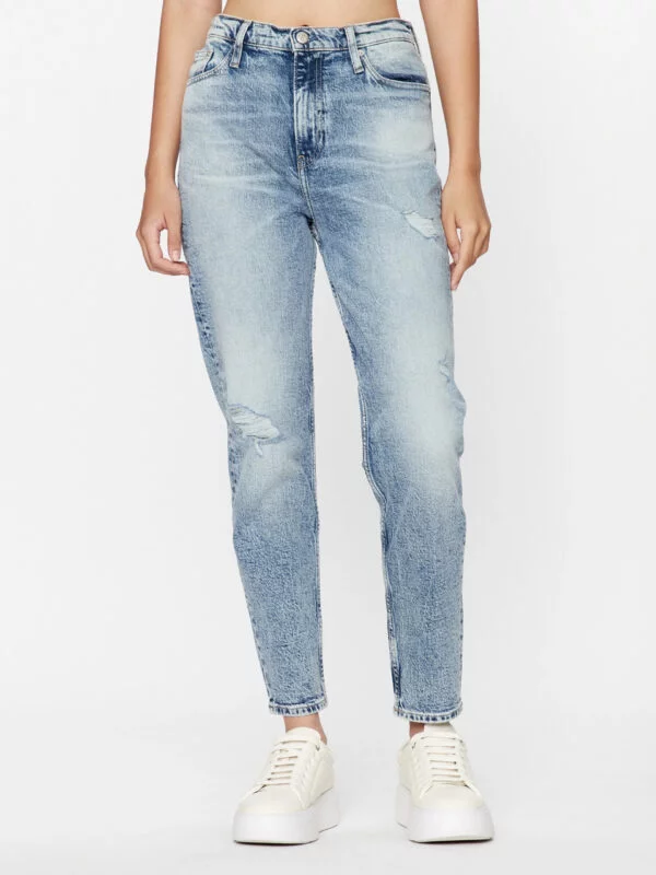 Calvin Klein dámské modré džíny  - 29/28 (1A4)