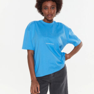 Calvin Klein dámské modré tričko - XS (CY0)