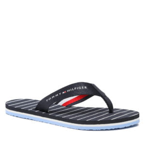 Tommy Hilfiger dámské modré žabky - 41 (DW6)