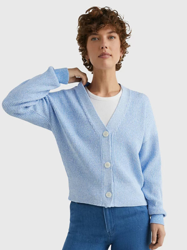 Tommy Hilfiger dámský modrý svetr  - XS (C19)