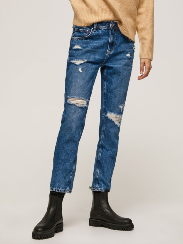 Pepe Jeans dámské modré džíny Violet - 31/R (000)