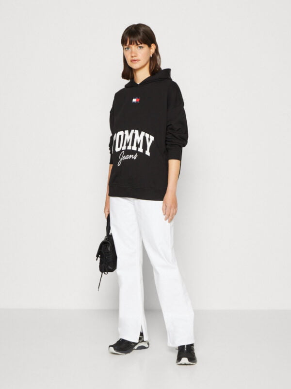 Tommy Jeans dámská černá mikina - XS (BDS)