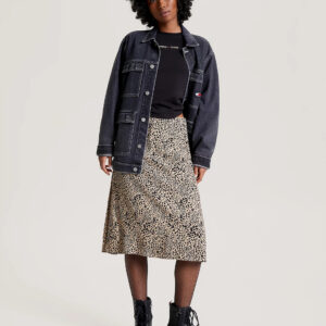 Tommy Jeans dámská sukně s leopardím vzorem - XS (0GI)