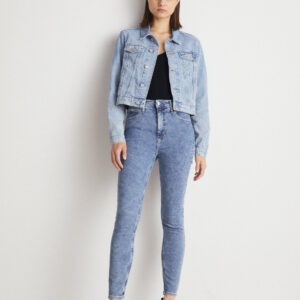 Tommy Jeans dámská světle modrá džínová bunda - XS (1AB)