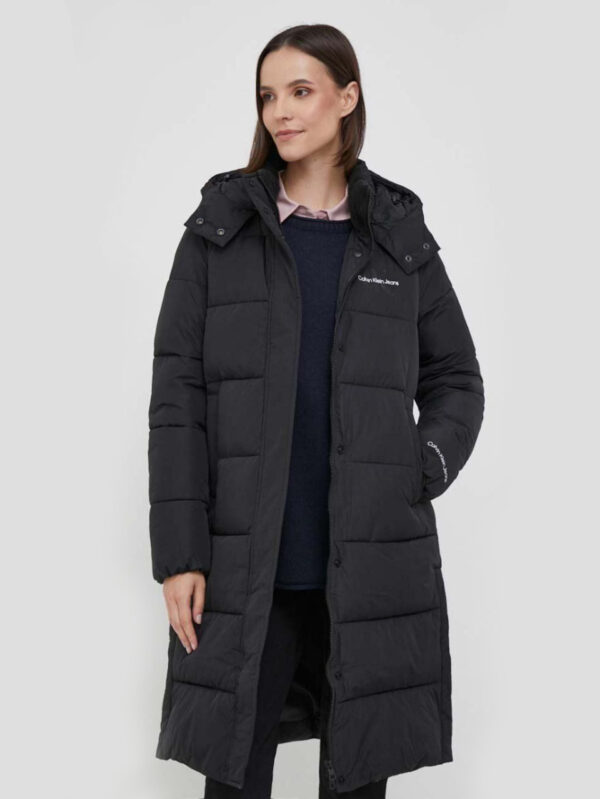 Calvin Klein dámský černý kabát - XL (BEH)