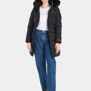 Calvin Klein dámský černý kabát - XS (BEH)