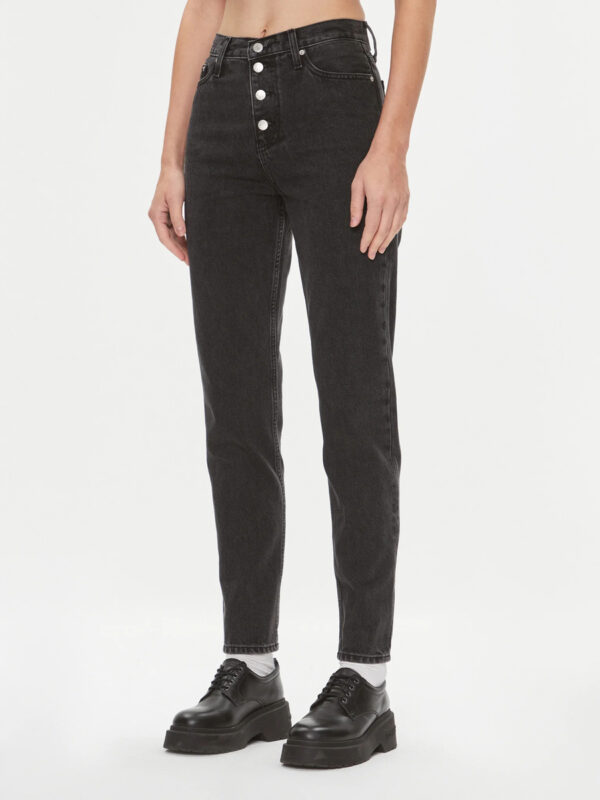 Calvin Klein dámské černé džíny  - 31/30 (1BY)