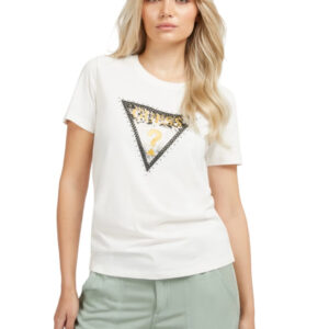 Guess dámské krémové tričko - XS (G012)