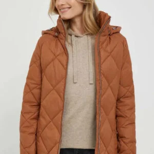 Tommy Hilfiger dámská hnědá bunda - XS (GTU)