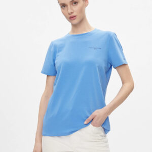 Tommy Hilfiger dámské modré tričko 1985 - XS (C30)
