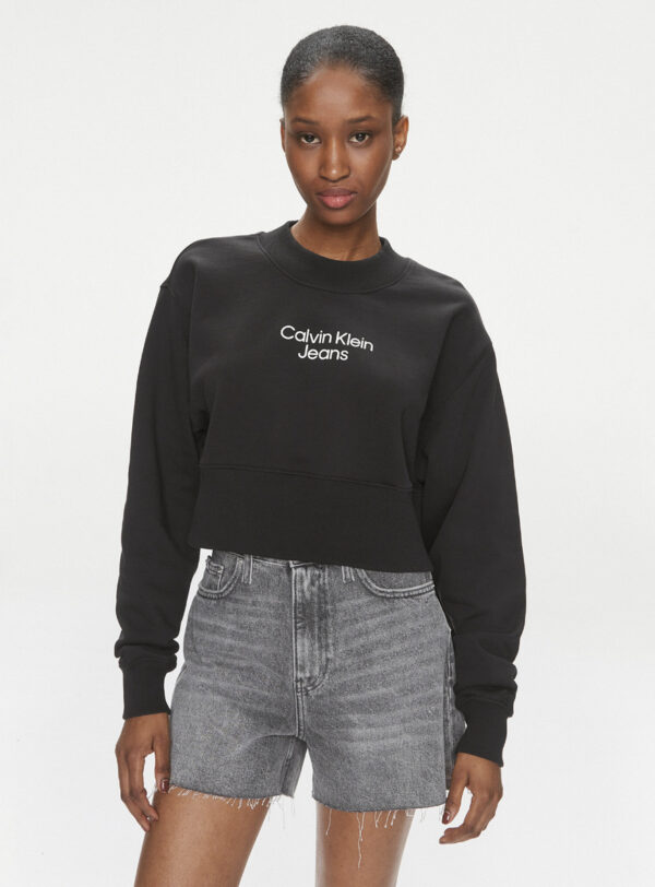 Calvin Klein dámská černá mikina - XS (BEH)