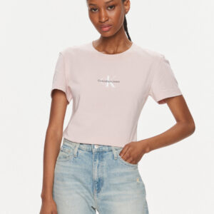 Calvin Klein dámské růžové tričko - XL (TF6)