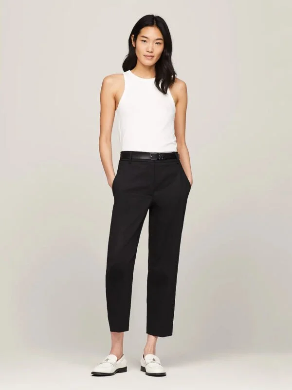 Tommy Hilfiger dámské bíle tílko - XS (YBL)