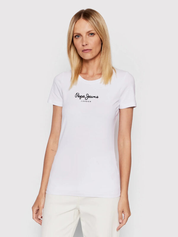 Pepe Jeans dámské bílé tričko NEW VIRGINIA - XL (800)
