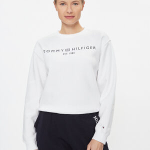 Tommy Hilfiger dámská bílá mikina - XL (YCF)