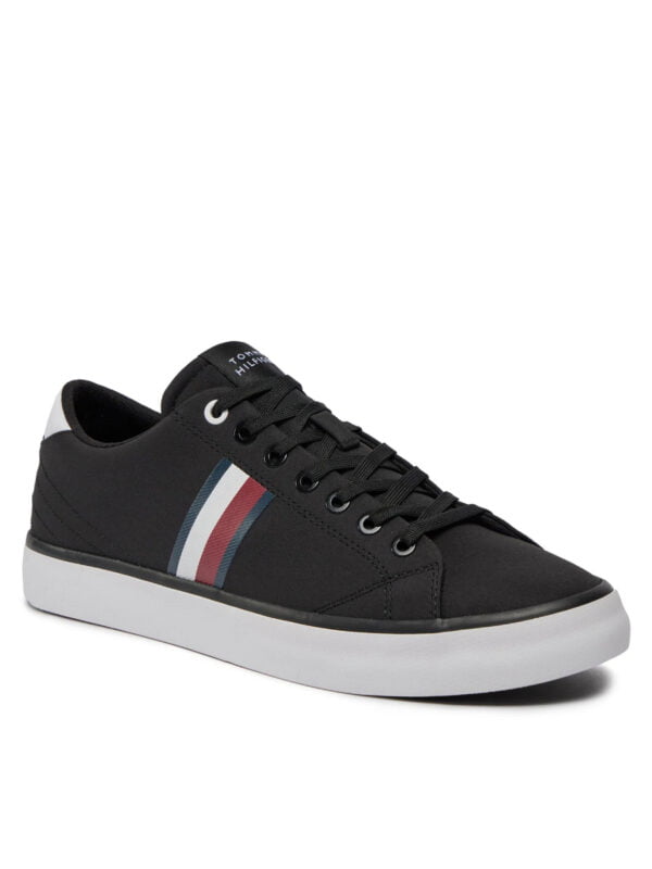 Tommy Hilfiger pánské černé tenisky - 46 (BDS)