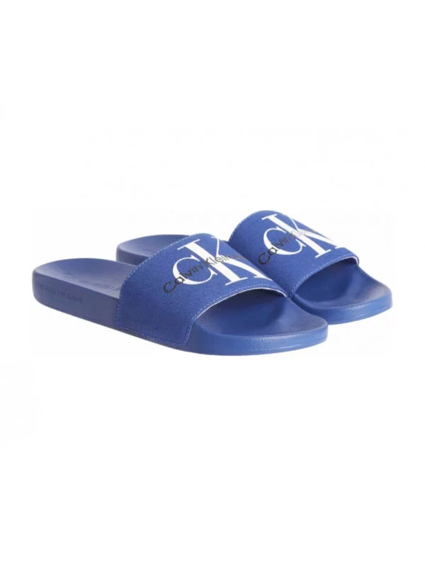 Calvin Klein pánské modré pantofle - 42 (0G2)