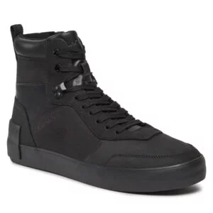Calvin Klein pánské černé kotníkové boty  - 45 (0GT)