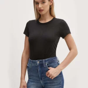 Calvin Klein dámské černé tričko - XS (BEH)