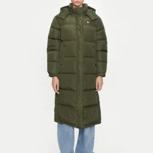 Tommy Jeans dámská khaki bunda - XS (M12)