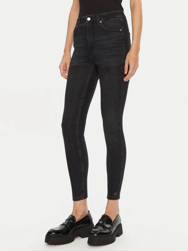 Calvin Klein dámské černé džíny - 25/NI (1BY)