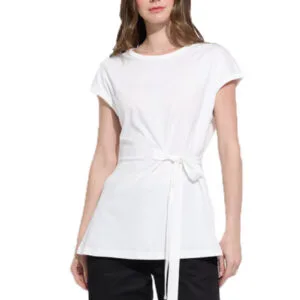 Tommy Hilfiger dámské bílé tričko - XS (YCF)