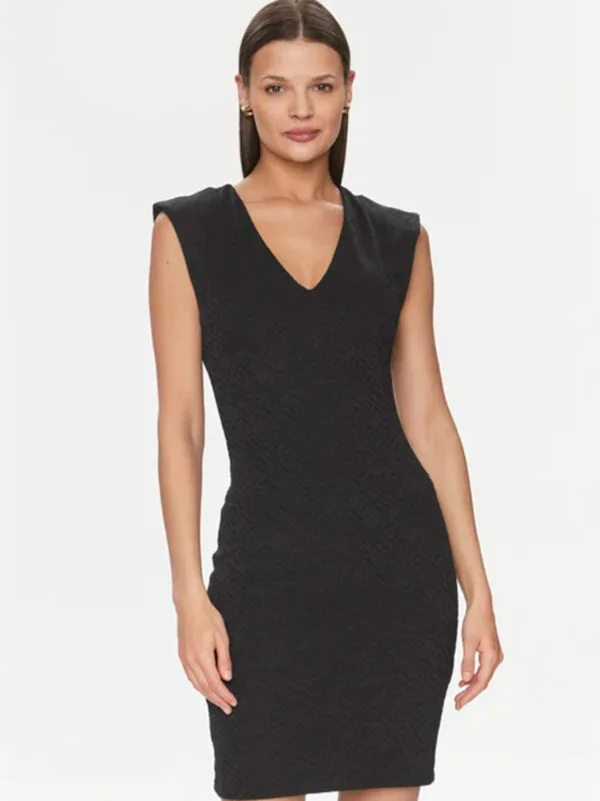 Guess dámské černé šaty - XS (JBLK)
