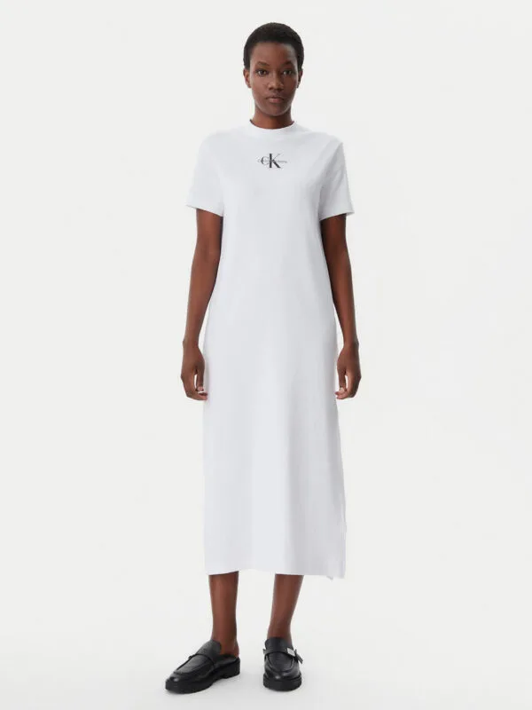 Calvin Klein dámské bílé šaty - XS (YAA)