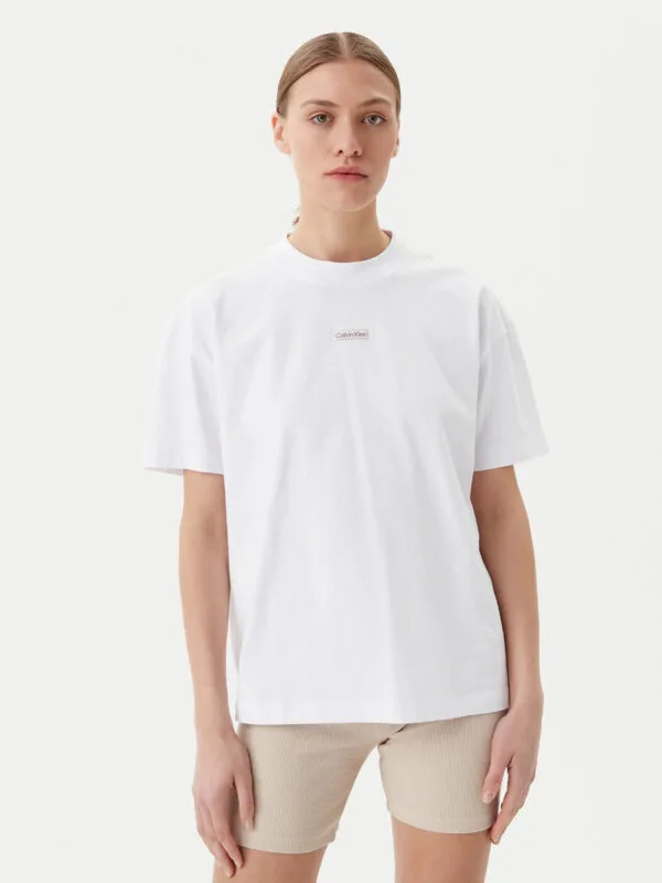 Calvin Klein dámské bílé tričko - XS (YAA)